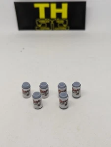 6 latas de cerveza Mini Coors Light para figura de acción escala 1:12 WWE AEW - Imagen 1 de 3