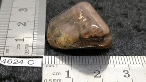 CHIASTOLITE ANDALOUSITE - pierre roulee naturelle - mineraux lithotherapie reiki - Picture 1 of 4