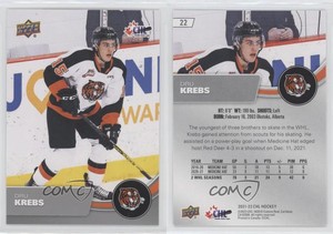 2021-22 Upper Deck CHL Dru Krebs #22