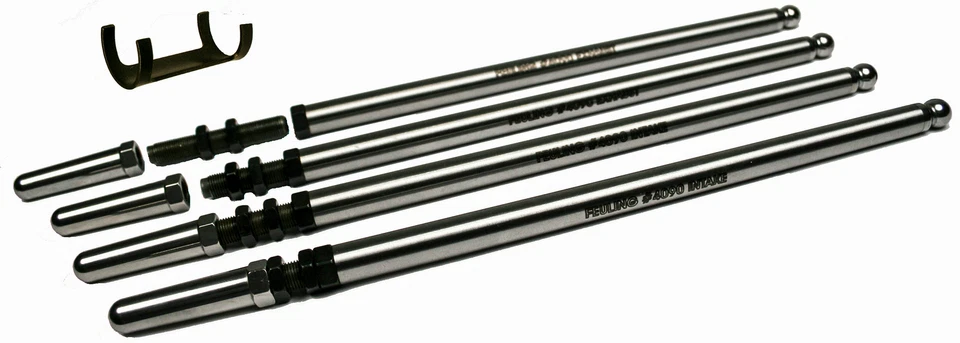 Feuling Fast Install Adjustable Pushrods Harley Evo Big Twins, 0.095" Wall - Image 1 of 1