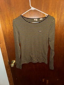 Levi’s Damen Langarmshirt braun gestreift Größe M - Bild 1 von 6