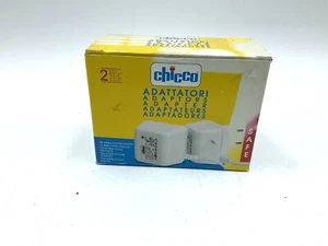 VINTAGE CHICCO BUNDLE 2 ADAPTORS PACK 2 ADATTATORI CORRENTE # NIB PG - Imagen 1 de 4