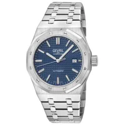 Gevril Gotham Men's 49401B Swiss Automatic Sellita SW200-1 Date Blue Dial Watch - Image 1 of 4