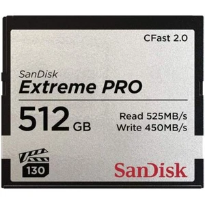 SanDisk Extreme PRO CFast 2.0 525MBs Memory Card 512GB SDCFSP-512G-G46D - Picture 1 of 2
