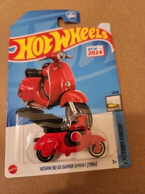 Hot Wheels 2024 Mainline D Case Factory Fresh Vespa 90 SS Super Sprint 1966 #71 - Image 1 of 2