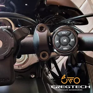 Bluetooth remote Android iPhone motorcycle comms perfect for Ruroc helmet comms - Picture 1 of 6