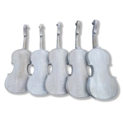 Tiger Pattern Handmade Violin Quality Solid Wood Violin For Adult Beginner New - Image 1 of 4