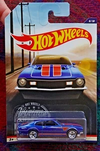 2017 HOT WHEELS 1971 Ford Maverick Grabber blue VINTAGE MUSCLE sealed - Picture 1 of 4