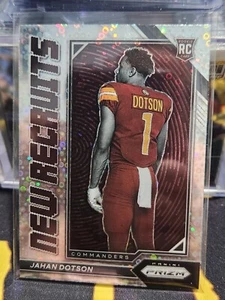 2022 Prizm Jahan Dotson New Recruits Rookie RC No Huddle Silver Disco - Picture 1 of 2