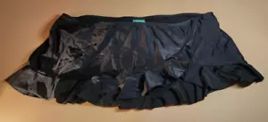 Collections by Catalina Skirted Swim Bottoms size XL (16-18) Black Swim Suit - Picture 1 of 9