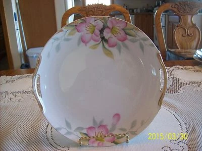 Plato de pastel Noritake patrón de azalea pintado a mano de 9" con exquisito rosa  Foto 1 de 4
