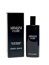 Armani Code by Giorgio Armani Men Cologne 0.5oz-15ml Edt Travel Mini Spray (Ba02