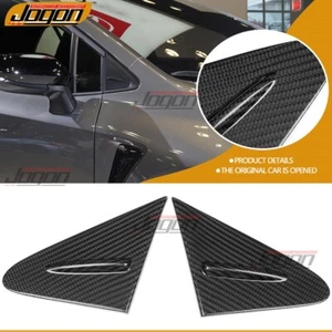 Carbon For Toyota GR Corolla 2023-2025 Front Window A Pillar Triangle Cover Trim - Picture 1 of 12
