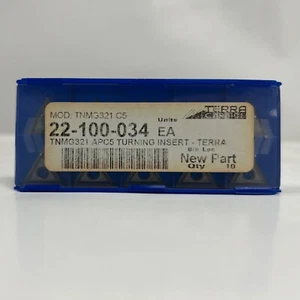 Terra Carbide TNMG 321 APC5 Grade Wendeschneidplatte Hartmetall (10er-Packung) - Bild 1 von 1