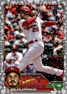 Topps Holiday 2023 - Nolan Arenado #H170 metálico - Imagen 1 de 3