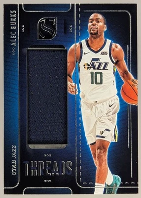 2024-25 (Game Worn Patch) Alec Burks Game Worn Jersey Patch Utah Jazz #THR-BRK - Image 1 of 2