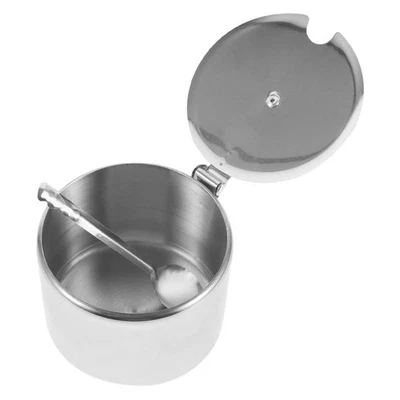  2 Sets Barattoli Per Condimenti Contenitori Contenitore Spezie Cucchiaio - Immagine 1 di 4