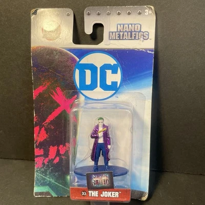 DC Nano Metalfigs DC6 Suicide Squad The Joker 100% Die-Cast Metal New Jada Toys - Image 1 of 4