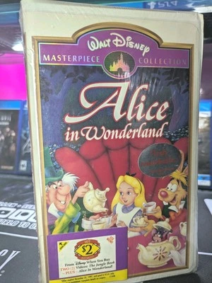RARE FACTORY SEALED ALICE IN WONDERLAND VHS Tape - Disney Masterpiece Collection - Image 1 of 3