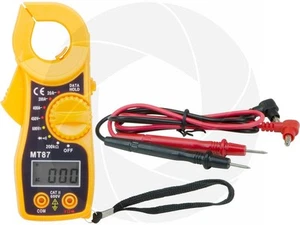 Digital Clamp Multimeter AC/DC Voltmeter Ammeter Ohms Volt High Current Meter - Picture 1 of 8