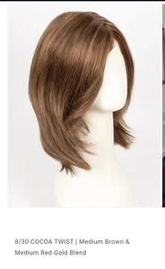 Carrie Lite | Jon Renau Echthaarperücke | Lace Front Monotop Cocoa Twist Neu  - Bild 1 von 11