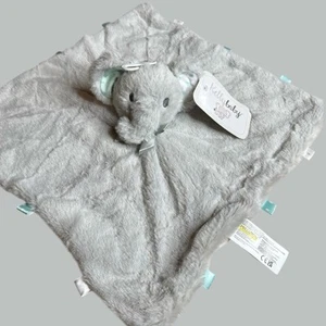 NEW Lovey Nunu Elephant Gray Soft Cuddly Baby Snuggle Toy Rattle | KellyBaby - Picture 1 of 5