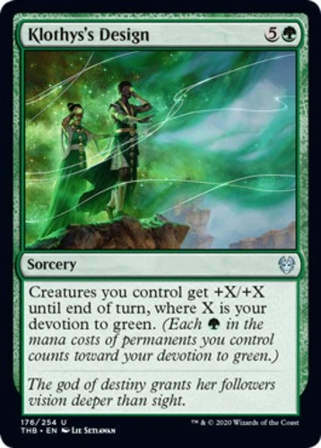 Klothys's Design - Theros Beyond Death #176/254 MTG Magic The Gathering - Image 1 of 1