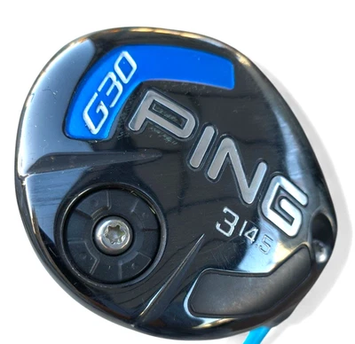 PING G30 3W 14.5° Fairway Wood Head Only Black Right-Handed Used - Image 1 of 4