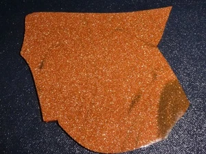 Goldstone slab-4 7/8"   x 4 1/2  " rough- cabbing- collecting-science - Picture 1 of 3