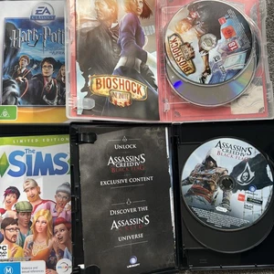 5 PC Games Bundle – Bioshock Infinite, Sims 4, AC IV, Far Cry 4, Harry Potter - Picture 1 of 1