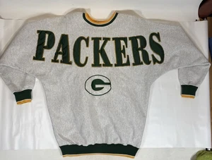 Felpa vintage Green Bay Packers Legends 2XL stampa petto intero ricamata - Foto 1 di 10