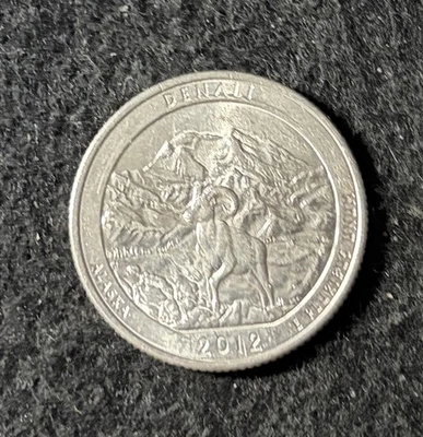 2012 D Denali National Park Quarter Average Circulated - Image 1 of 2
