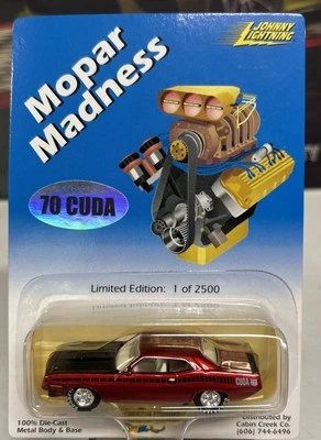 Johnny Lightning Mopar Madness 1998 - 70 Cuda Red 1/2500 Foto 1 de 4