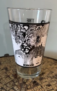 The Beatles Revolver Glass Tumbler Apple Corps  16oz Barware 2011 - Picture 1 of 5