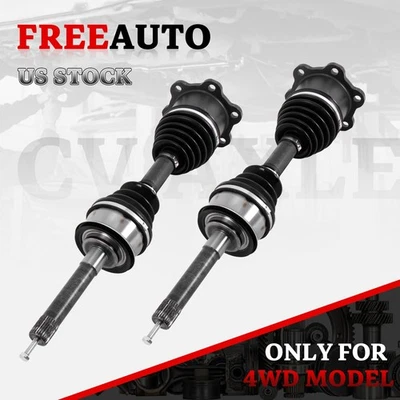 Par de conjuntos de eje delantero CV para camioneta Toyota 4Runner 1986-1995 2,4 L 3,0 L Foto 1 de 4