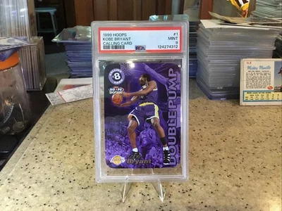 1999 Hoops Kobe Bryant Calling Card #1 PSA 9 Nice Card  Fresh Grade - Image 1 of 4