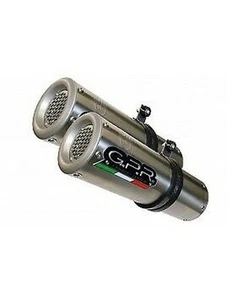 GPR Exhaust Ducati 998 R-FE 2001-2004 Pair Homolog Slip-On M3 Titanium Natural - Picture 1 of 1