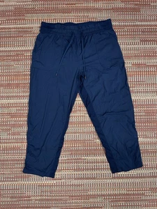 Pantalones cortos Lululemon Beyond the Studio talla 14 azul marino tiro alto - Imagen 1 de 10