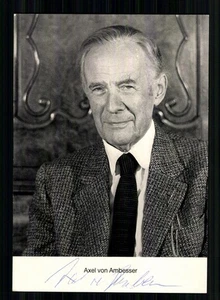 Axel von Ambesser Rüdel Autogrammkarte Original  Signiert # BC 225299 - Picture 1 of 2