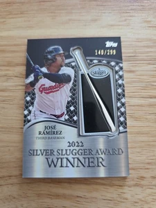Patch commemorativa Lumaca argento 2023 serie 2 2022 nera /299 Jose Ramirez - Foto 1 di 2
