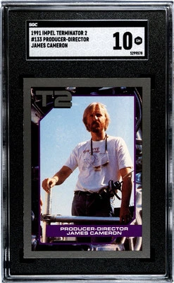 1991 Impel Terminator 2 James Cameron #133 Rookie RC SGC 10 GEM MINT - Image 1 of 2