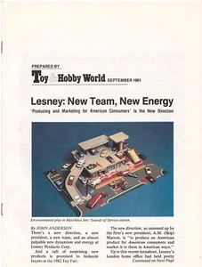 Sonderheft "Toy and Hobby World" Matchbox 1981 - Bild 1 von 1