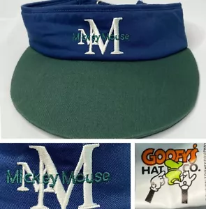 Vintage Disney Mütze Goofys Co Mickey Mouse Schirmmütze Katze Erwachsene grün blau verstellbar - Bild 1 von 12