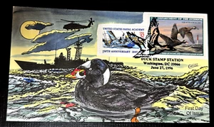 #RW63 Federal stamp duck Collins Hand-painted FDC 1996 Absolutely Perfect! - Picture 1 of 1