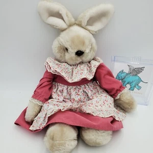 Vintage 1986 Landhaus Hase Kaninchen Chadwick-Miller Plüschtier Stofftier Korea - Bild 1 von 10