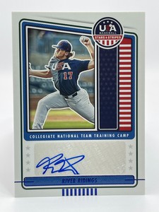2023 USA Stars & Stripes RIVER RIDINGS Auto BLUE FOIL AUTOGRAPH Free Shipping