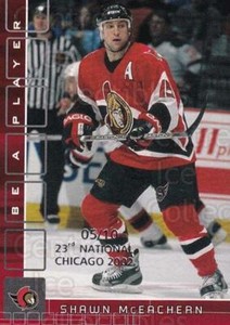 2001-02 BAP Memorabilia National Chicago Ruby #81 Shawn McEachern