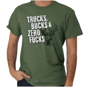 Funny Deer Hunting Country Redneck Attitude Womens or Mens Crewneck T Shirt Tee - Picture 1 of 8