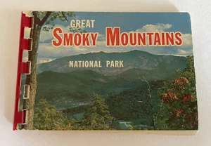 Vntg Souvenir (10) Scenes Mini Card Booklet of Great Smoky Mountains National Pk - Picture 1 of 6