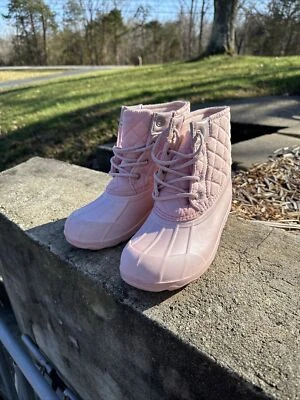 Botas Sperry Big Kids Porto Blush Colcha Jovens Meninas Tamanho 3M Rosa - Imagem 1 de 4